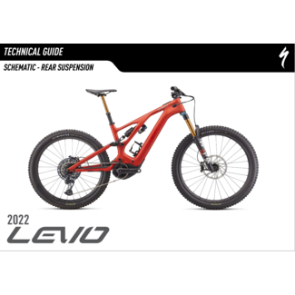 Specialized TURBO LEVO 2022 SUSPENSION EXPLOSED DRAWING