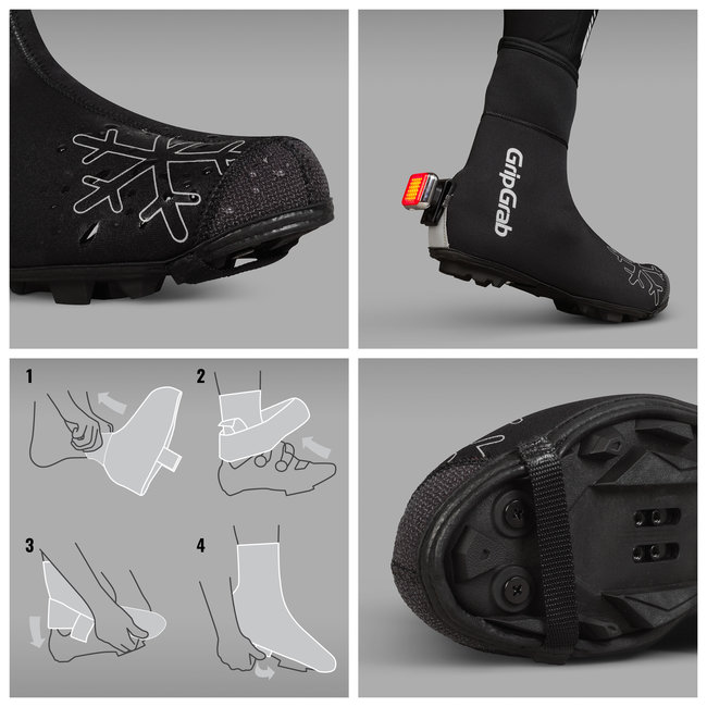 ARCTIC X Wasserdichte Deep Winter MTB Überschuhe L (42-43)