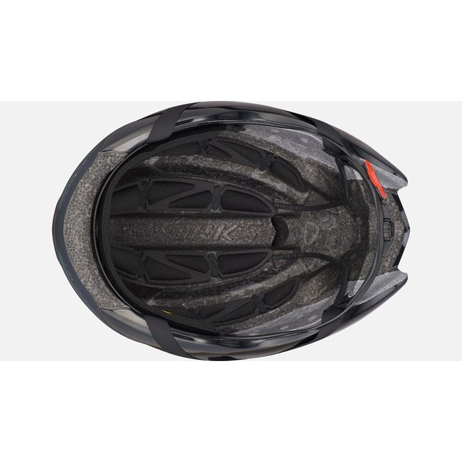 S-WORKS EVADE II HLMT ANGI MIPS CE SATIN CAMELION GLOSS BLACK LARGE