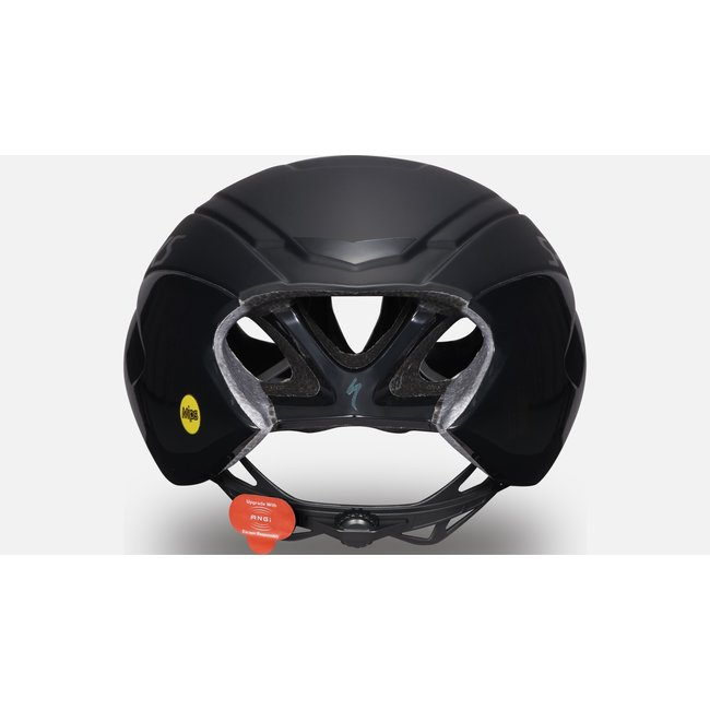 S-WORKS EVADE II HLMT ANGI MIPS CE SATIN CAMELION GLOSS BLACK LARGE