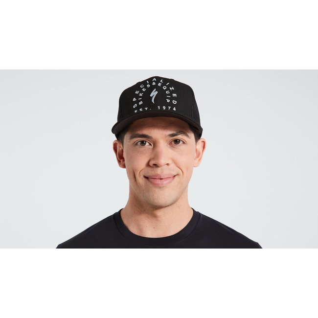 NEW ERA STOKE TRUCKER HAT BLK OSFA