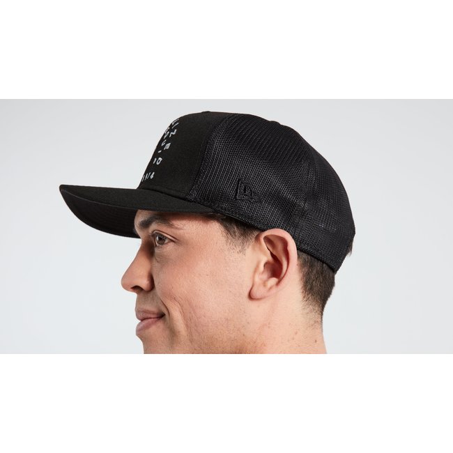 NEW ERA STOKE TRUCKER HAT BLK OSFA