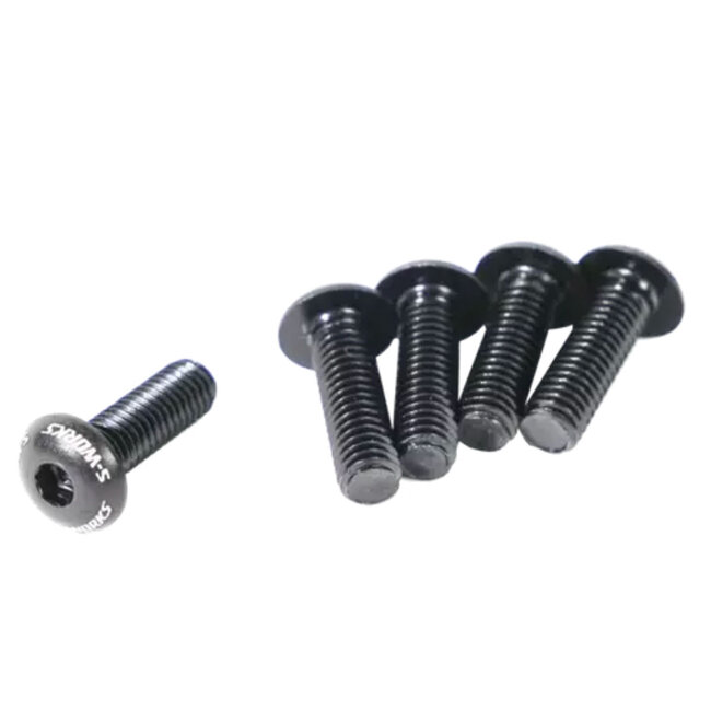 S-WORKS WATER BOTTLE CAGE BOLTS, M5X0.8PX16L, ALLOY (5 PCS)