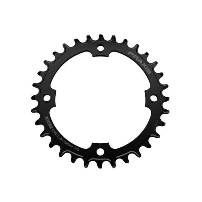 PRAXIS WORKS CHAINRING MTB ERING STEEL NARROW WIDE 1X 34T. 10-/11-/12-SPEED LK4X104 WITH THREAD M8