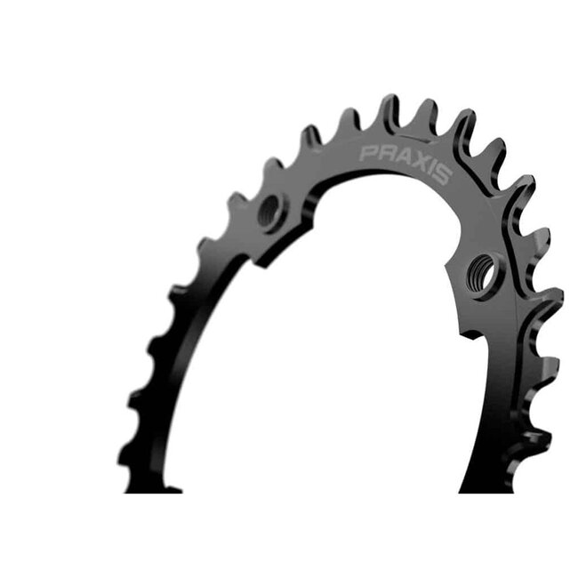 PRAXIS WORKS CHAINRING MTB ERING STEEL NARROW WIDE 1X 34T. 10-/11-/12-SPEED LK4X104 WITH THREAD M8