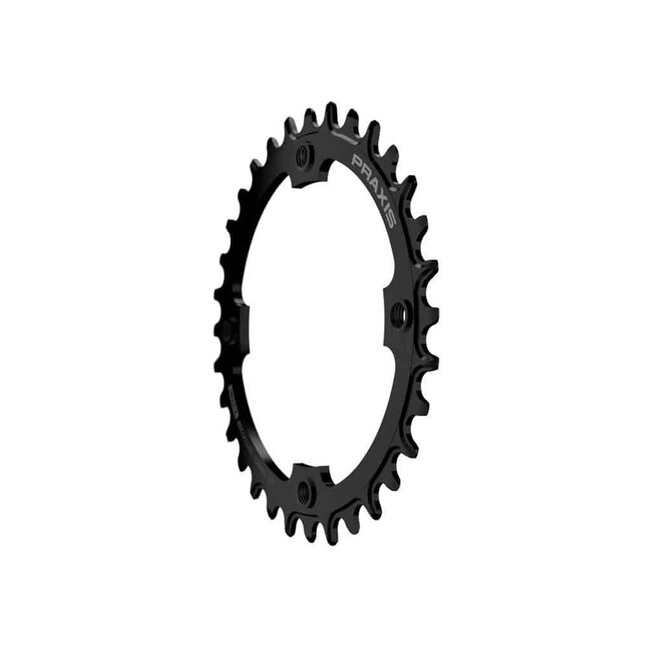 PRAXIS WORKS CHAINRING MTB ERING STEEL NARROW WIDE 1X 34T. 10-/11-/12-SPEED LK4X104 WITH THREAD M8