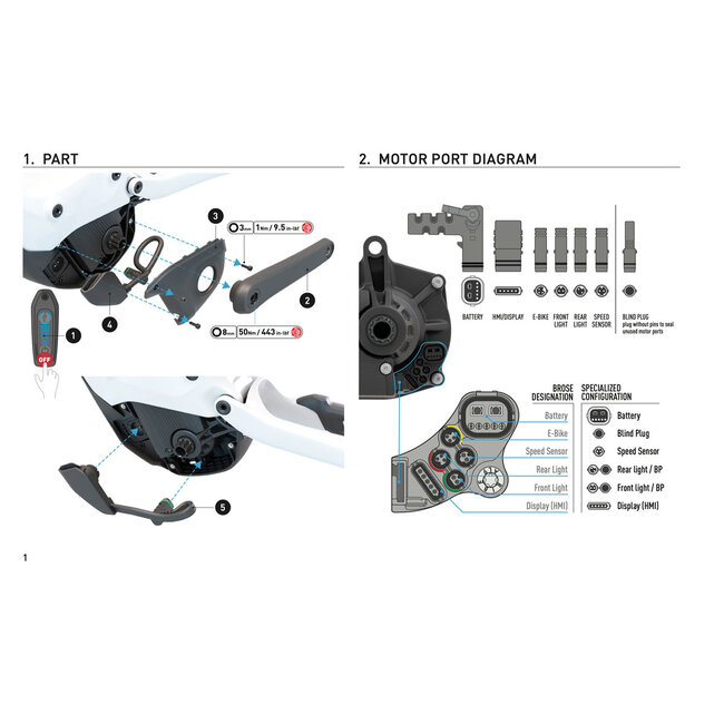 LEVO FSR MY19/20/21 BATTERY-MOTOR KABEL NEUSTE VERSION