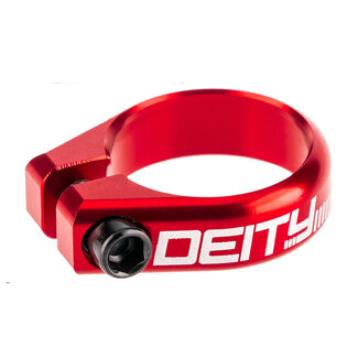 Deity DEITY CIRCUIT 38.6MM SEATPOST CLAMP RED