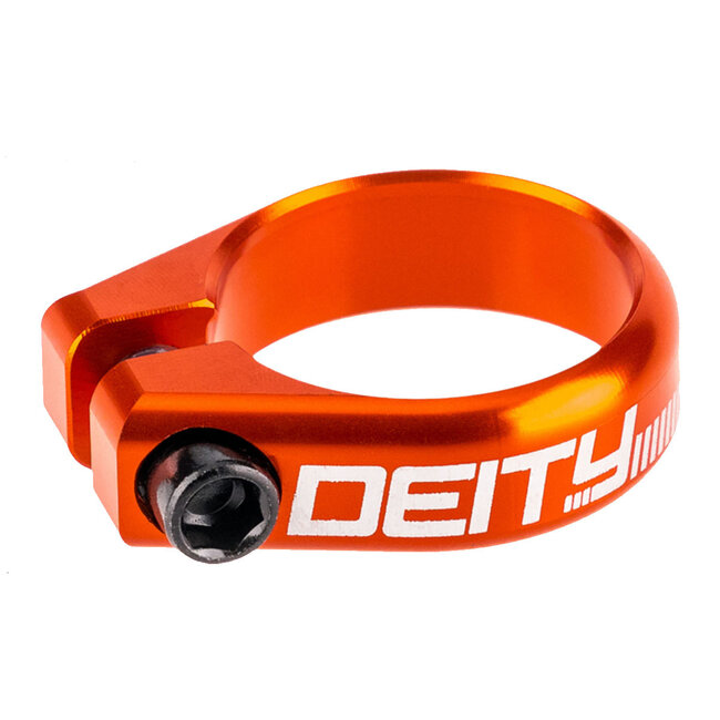 DEITY CIRCUIT 38.6MM SEATPOST CLAMP ORANGE