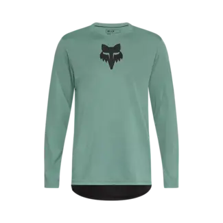 Fox Wear RANGER FOX HEAD LANGARMSHIRT GRÜN