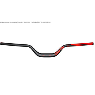 Deity DEITY HIGHSIDE 35 HANDLEBAR 80 RED