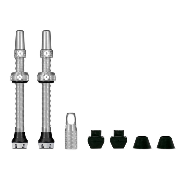 Muc Off Tubeless Valve Kit V2 Universal silver 44mm
