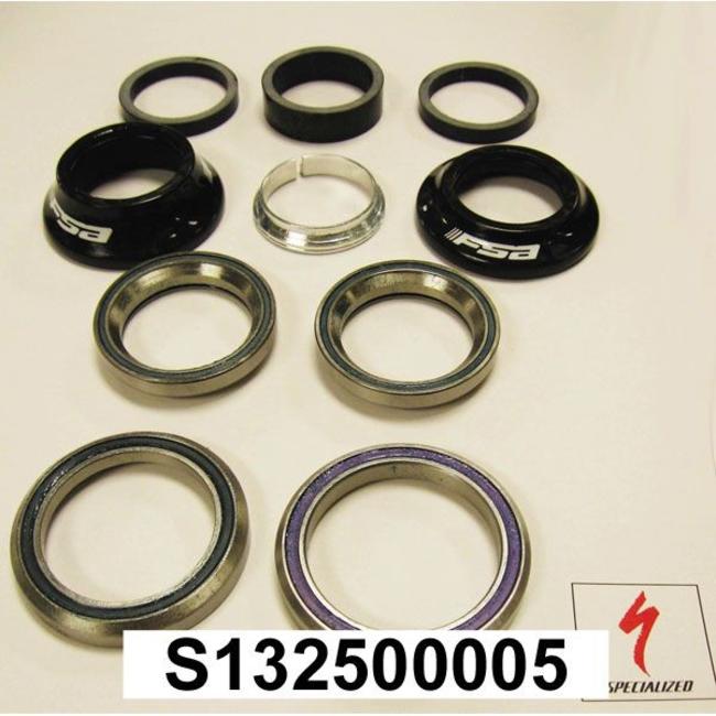 SPECIALIZED STEUERSATZ  ROUBAIX SL4 SW/PRO/EXPERT HEADSET W/10 & 15MM CARBON SPACERS & ALL SIZES OF LOWER BEARINGS