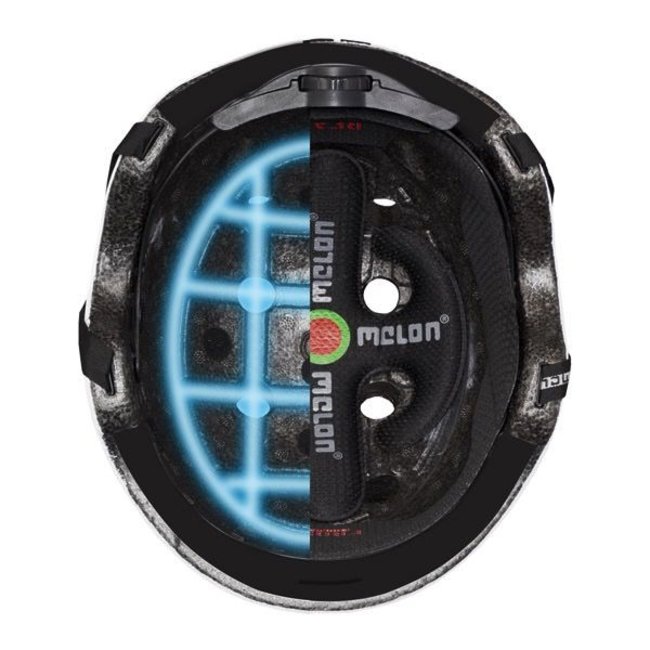 MELON DECENT DOUBLE GREEN BLACK MATT M-L (52cm-58cm)