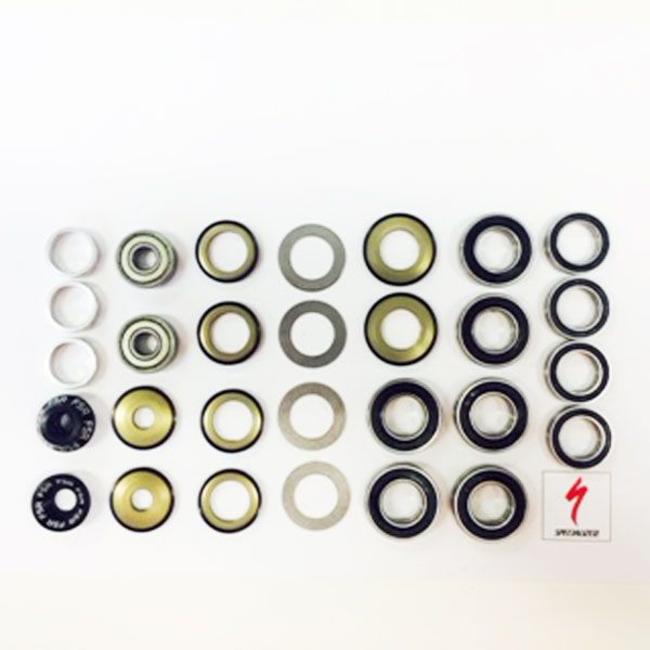 Specialized Demo FSR Mountain Bike Pivot Bearing Kit - Complete Suspension Replacement For 2011-2014 Models