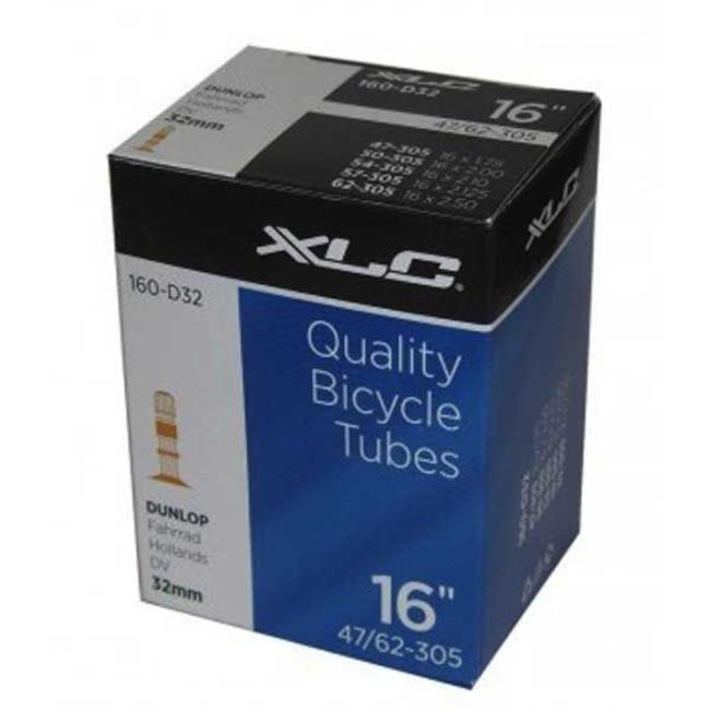 XLC Fahrradschlauch 160-D32 16 x 1.75/2.125 47/62-305 DV 32 mm
