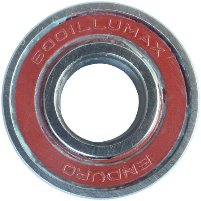 ENDURO BEARINGS 6001 LLU ABEC 3 MAX Lager, 12 x 28 x 8 6001LLUMAX