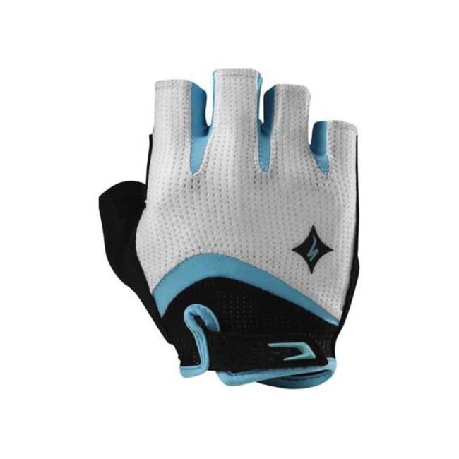 SPECIALIZED BG GEL GLOVE WMN WHT/LT TEAL L