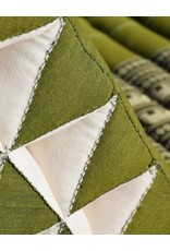 Thai Moonz Thai Floor Cushion Triangle Pillow XL 4 Mat Green