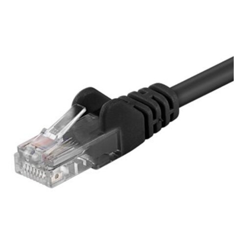 Cat5e 1M Zwart UTP kabel
