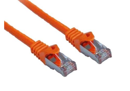 Cat7 0.5M Oranje SSTP/PiMF halogeenvrij patchkabel