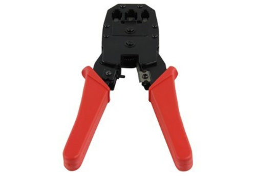 Professionele krimptang metaal voor RJ45, RJ10, RJ11 en RJ12