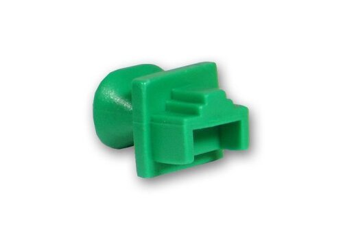 Blindstopjes voor uw ongebruikte RJ45 poorten groen 10 stuks