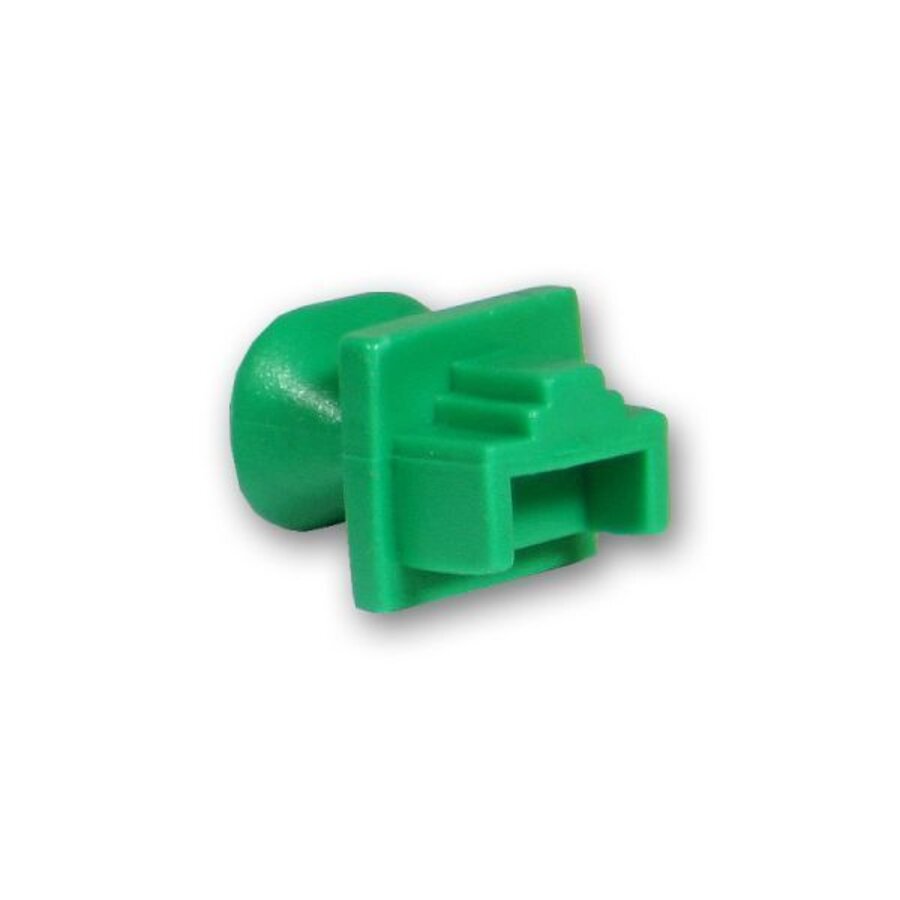 Blindstopjes voor uw ongebruikte RJ45 poorten groen 10 stuks