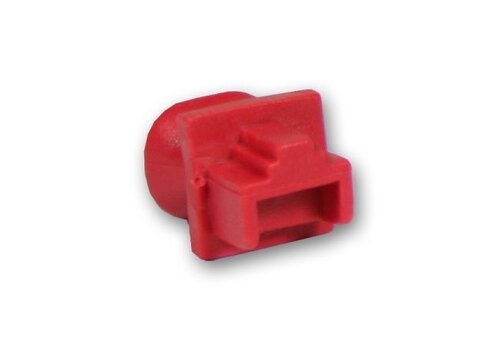 Blindstopjes voor uw ongebruikte RJ45 poorten rood 10 stuks
