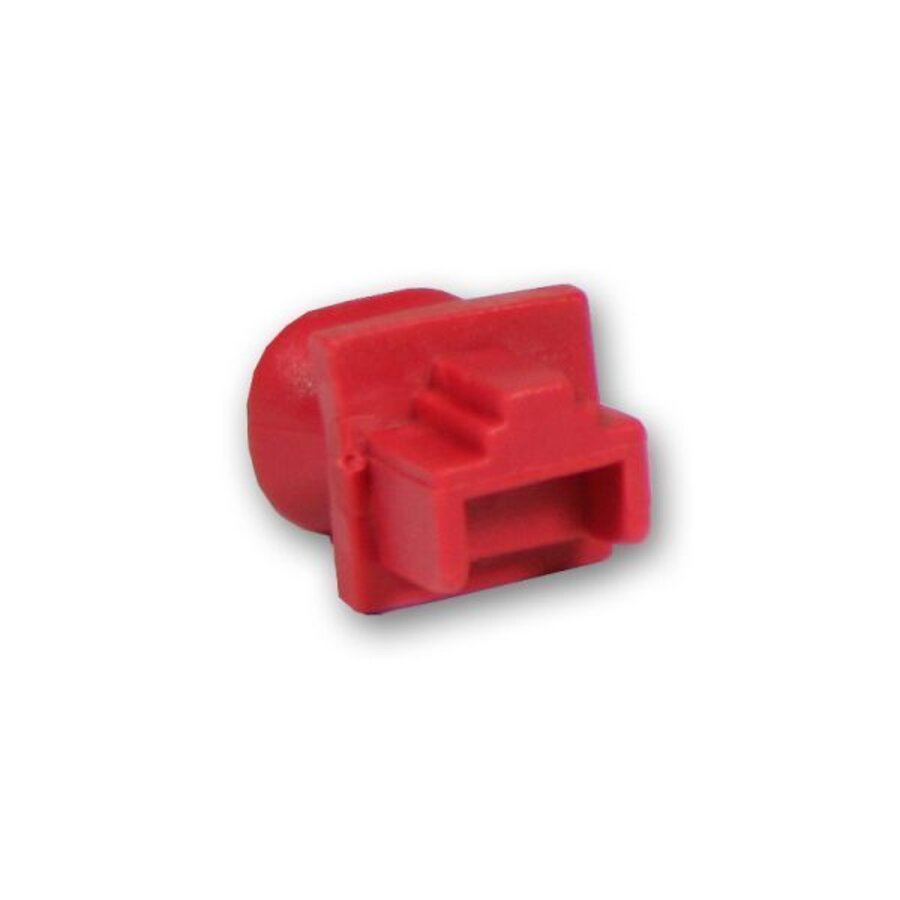 Blindstopjes voor uw ongebruikte RJ45 poorten rood 10 stuks