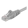 Cat6 0.5M grijs UTP kabel