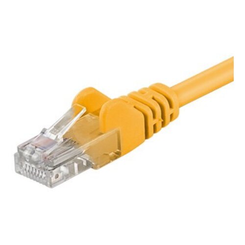 Cat6 1M geel UTP kabel