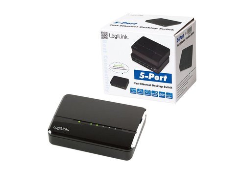 5-POORTS ETHERNET SWITCH 10/100 MBPS