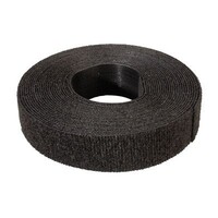 Klittenband 19mm zwart 5m op rol