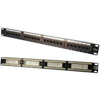 Patchpanel 24 Poorts CAT5E RJ45