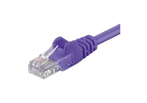 Cat5e 2M paars UTP kabel