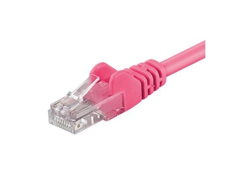 Cat5e 5M roze UTP kabel