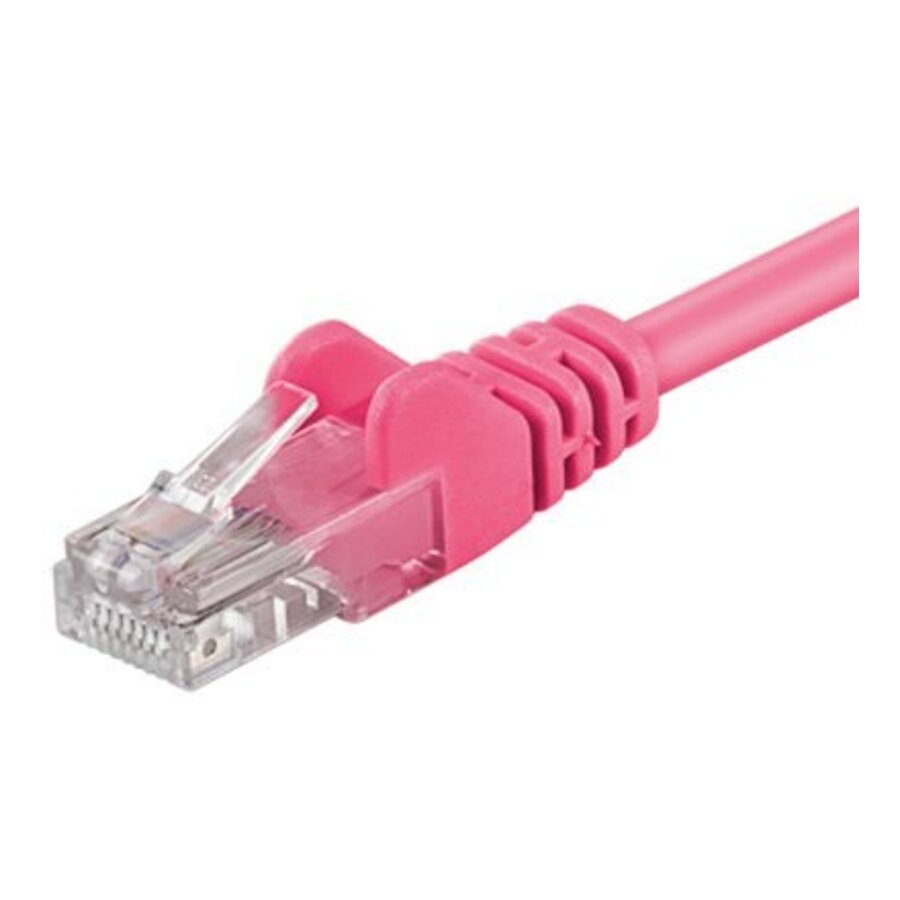 Cat5e 10M roze UTP kabel