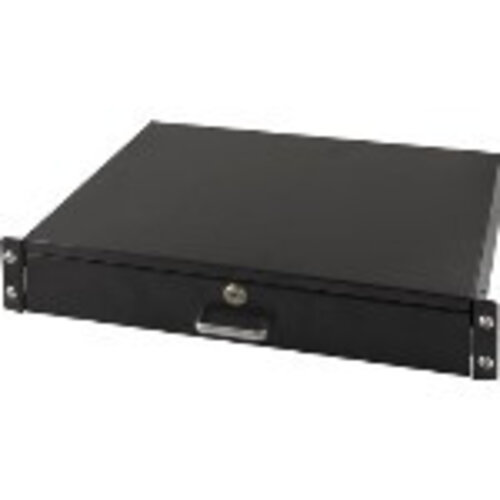19" afsluitbare lade voor serverkast 2U