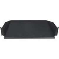 19" vast plank voor serverkast, 2U, 367mm diepte, Max. 19Kg.