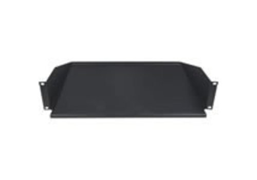 19" vast plank voor serverkast, 2U, 367mm diepte, Max. 19Kg.