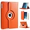 iPadspullekes.nl iPad hoes 360 Graden oranje leer