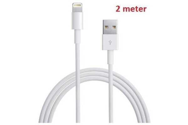 iPadspullekes.nl iPad Air, Mini en iPhone 5/iPhone 6 oplaadkabel 2 meter