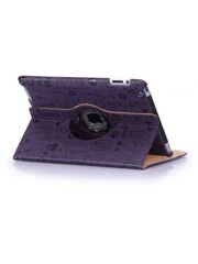 iPadspullekes.nl iPad mini 360 hoes Trendy leer paars