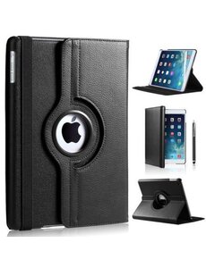 iPadspullekes.nl iPad Mini 4 hoes 360 graden zwart leer