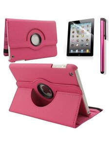 iPadspullekes.nl iPad Mini 4 hoes 360 graden leer roze