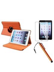 iPadspullekes.nl iPad Mini 4 hoes 360 graden leer oranje
