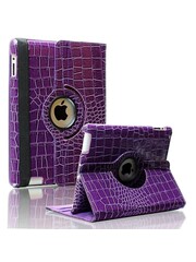 iPadspullekes.nl iPad Pro 9,7 hoes krokodillen paars