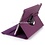 iPadspullekes.nl iPad Pro 9,7 hoes 360 graden paars leer