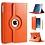 iPadspullekes.nl iPad Pro 9,7 hoes 360 graden oranje leer